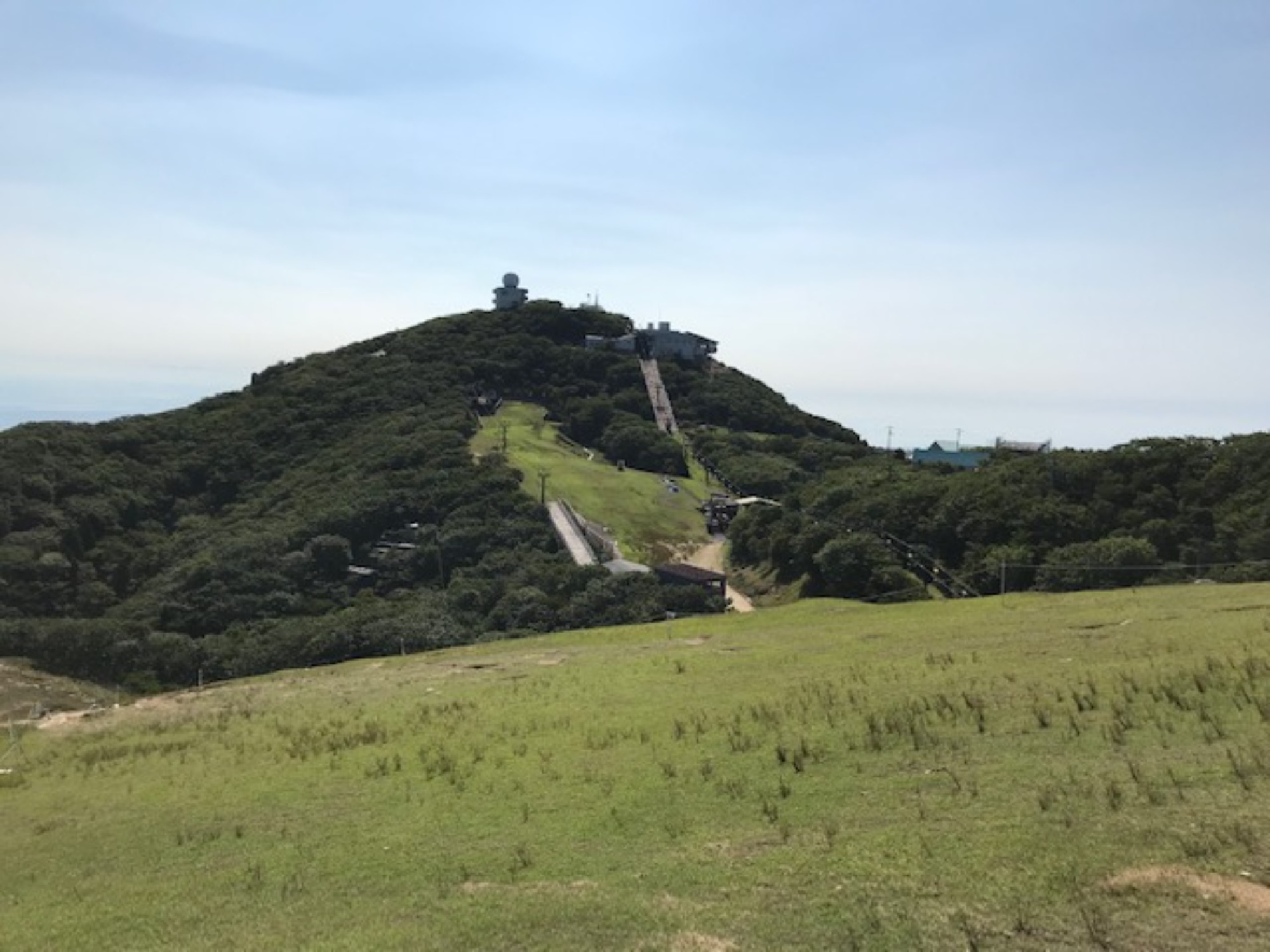 山頂の怪