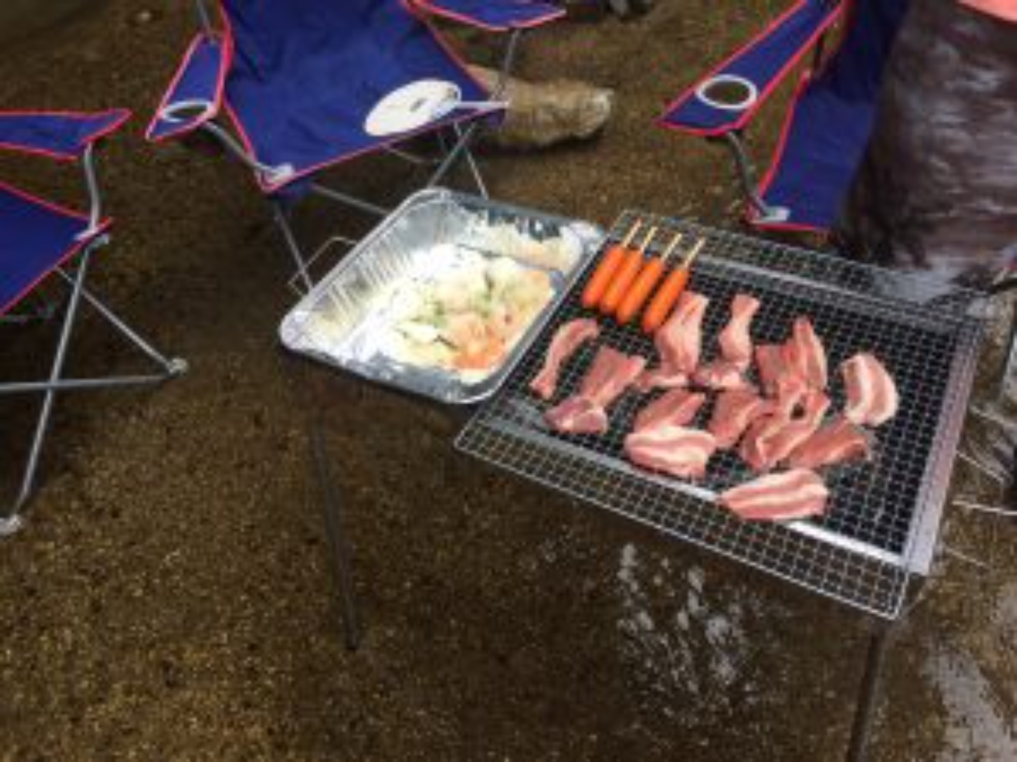 親友との出会い？毎年恒例BBQ大会